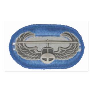 AIR ASSAULT BADGE ON 2/502ND OVAL STICKERS