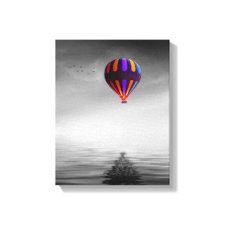 Air Balloon Portrait Canvas Print