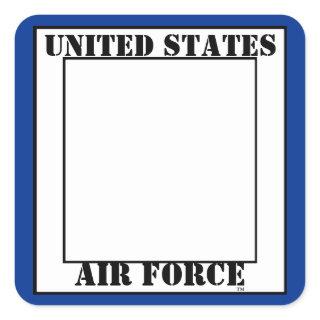 Air Force E-6 TSgt Slogan Square Sticker