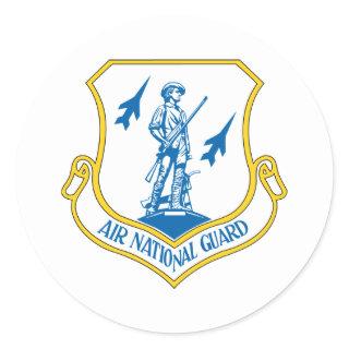 Air National Guard Classic Round Sticker