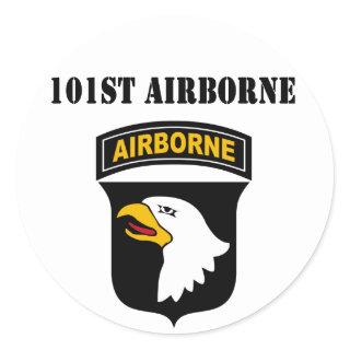 Airborne Classic Round Sticker