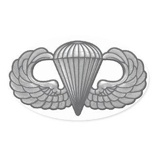 Airborne Crest Oval Sticker