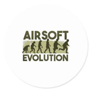 Airsoft evolution classic round sticker