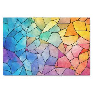 Airy Spectrum Rainbow Decoupage Tissue Paper