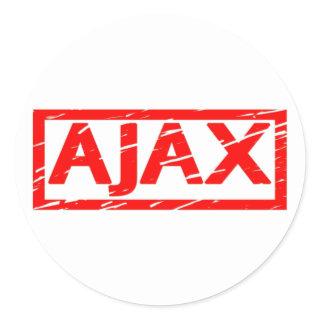 Ajax Stamp Classic Round Sticker