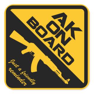 AK47 On Board Sticker