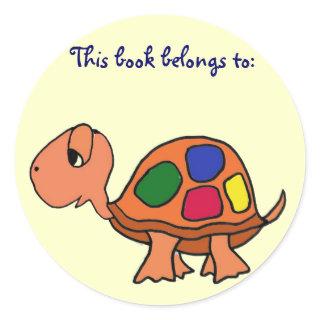 AK- Turtle This book belongs to: stickers