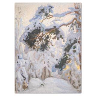 Akseli Gallen-Kallela - Forest in Winter Tissue Paper