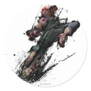 Akuma Kick Classic Round Sticker