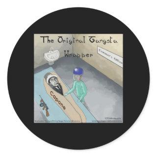 Al Capone Funeral Funny Classic Round Sticker