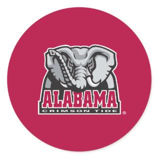 Alabama Crimson Tide Big Al Classic Round Sticker
