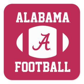 Alabama Football Square Sticker