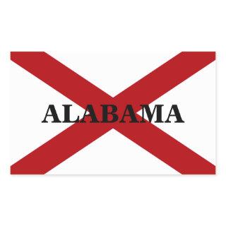 Alabama State Flag Custom Sticker