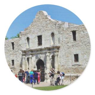 Alamo San Antonio Forts Texas Classic Round Sticker