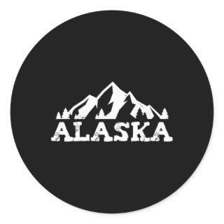 Alaska Classic Round Sticker