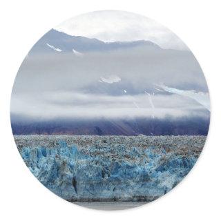 Alaska Hubbard Glacier Photo Classic Round Sticker