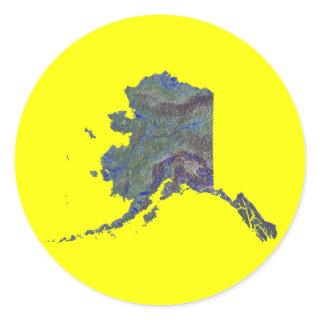 Alaska Map Sticker