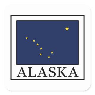 Alaska Square Sticker