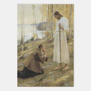Albert Edelfelt - Christ and Mary Magdalene  Sheets