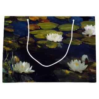 Albert Edelfelt - Water Lilies, Study Large Gift Bag