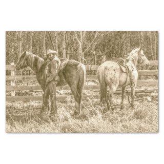Alberta Cowboy Tissue Paper