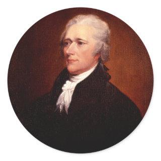 Alexander Hamilton Classic Round Sticker