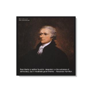 Alexander Hamilton "Real Liberty" Canvas Print