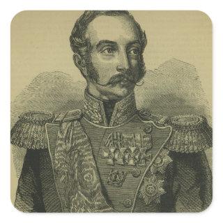 Alexander II  of Russia Square Sticker