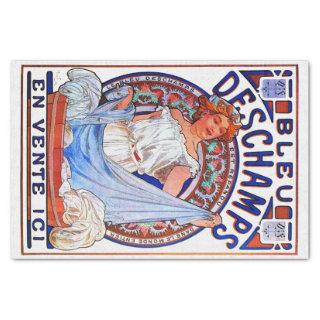 Alfons Mucha 1897 Bleu Deschamps Tissue Paper