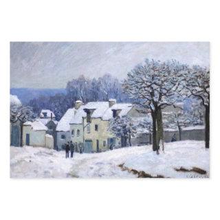 Alfred Sisley - Place Chenil in Marly, Snow Effect  Sheets