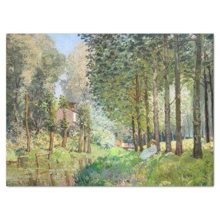 Alfred Sisley - Rest along the Stream Tissue Paper