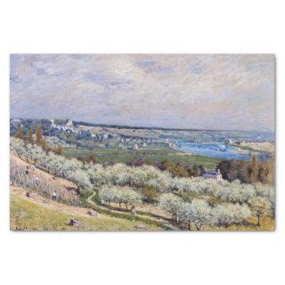 Alfred Sisley - Terrace at Saint-Germain, Spring Tissue Paper