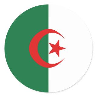 Algeria Fisheye Flag Sticker