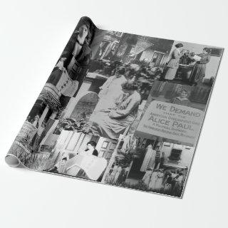 Alica Paul Suffrage Historical Photos Collage