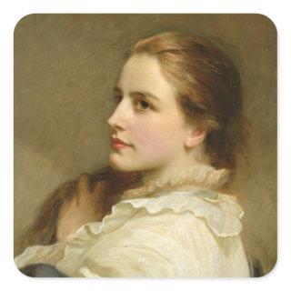 Alice, 1877 square sticker