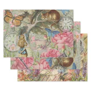 Alice Cheshire Cat Wonderland Tree Garden  Sheets