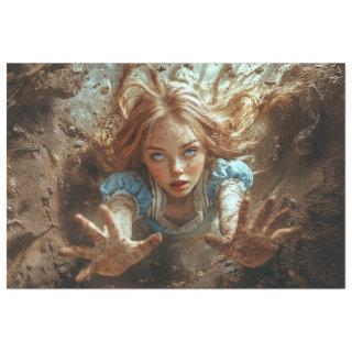 Alice Falling Down the Rabbit Hole Tissue Paper