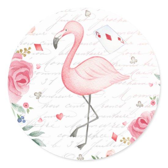 Alice in Onederland 1st Birthday Tea Party Favor Classic Round Sticker