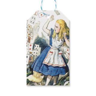 Alice in Wonderland and the Playing Cards Gift Tags