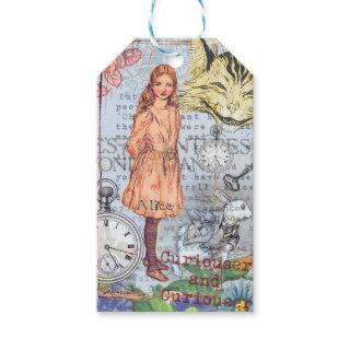Alice in Wonderland Classic Cheshire Rabbit Alice Gift Tags