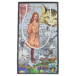 Alice in Wonderland Classic Cheshire Rabbit Alice Small Gift Bag