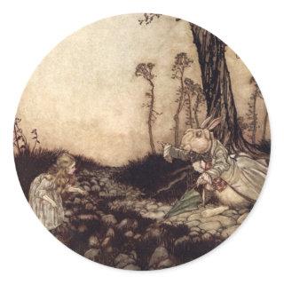 Alice in Wonderland Classic Round Sticker