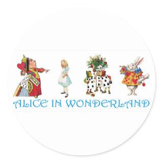 ALICE IN WONDERLAND CLASSIC ROUND STICKER
