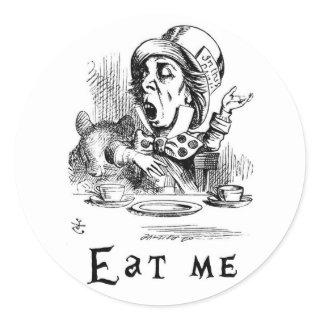 Alice in Wonderland - Eat me Classic Round Sticker