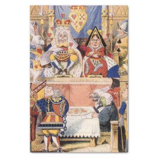 Alice in Wonderland Knave of Hearts Decoupage  Tissue Paper