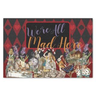 Alice in Wonderland Mad Cheshire Cat Tissue Paper