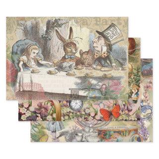 Alice in Wonderland Mad Tea Party Art  Sheets