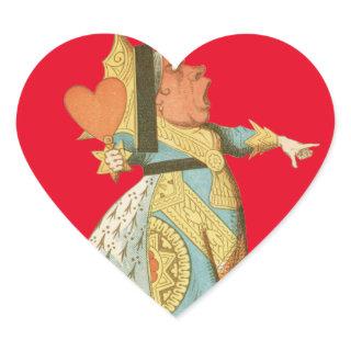 Alice in Wonderland - Queen of Hearts Heart Sticker