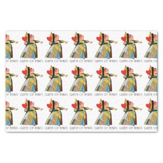 Alice in Wonderland Queen of Hearts Tissue Paper