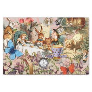 Alice in Wonderland Tea Party Art Tissue Paper
